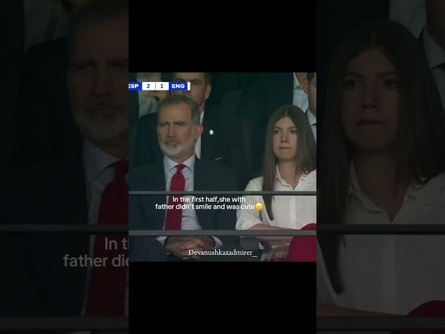 I think the infanta Sofia's nature matches her father just as well #infanta_sofía #edit#leonorsofia