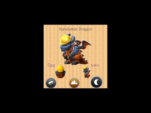 How to breed Handyman dragon and pet my Handyman dragon || Dragon of the week 27 april 2020|| DML