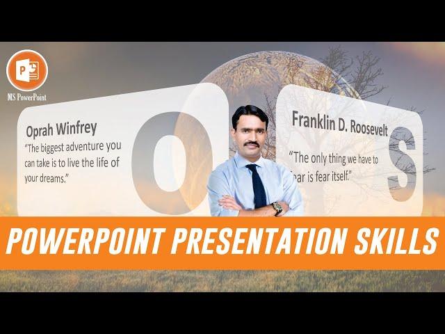 Powerpoint Presentation Skills like a Expert || How to Make Presentation in PowerPoint Urdu Hindi