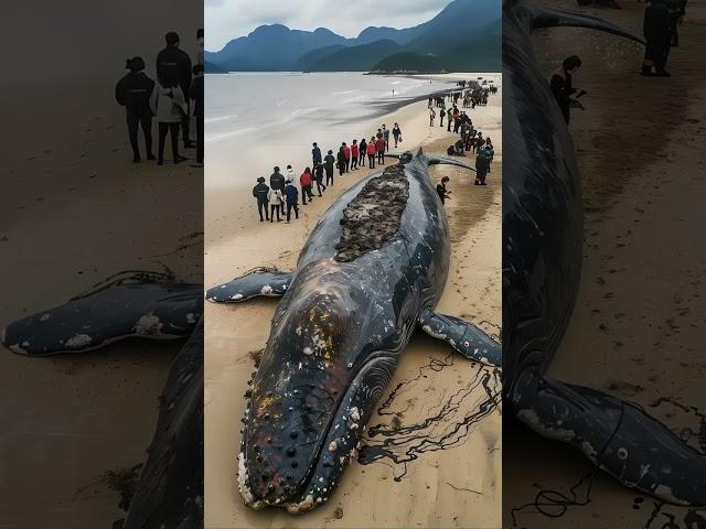 black Whale fish rip in heaven #natureocean