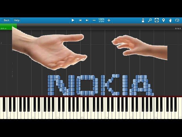 NOKIA logo Synthesia MIDI Art