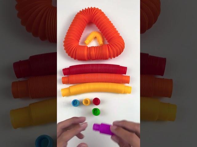 Very Satisfying Pop tube Unique Voicing l Diy  #asmr #satisfying #poptubesound #diy #creative