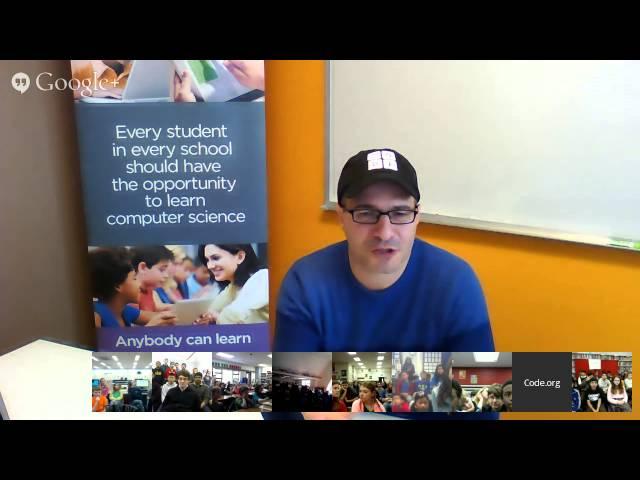 Hour of Code Video Chat with Hadi Partovi