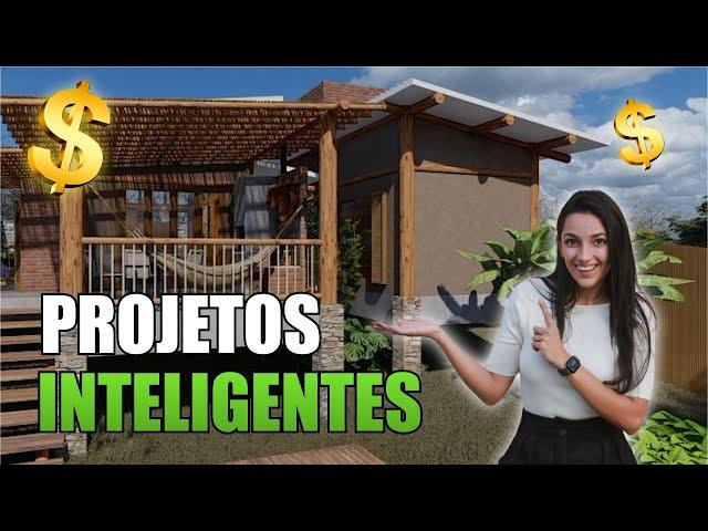 3 PROJETOS DE CASAS SIMPLES, MODERNAS, SUSTENTÁVEIS E ECONOMICAS