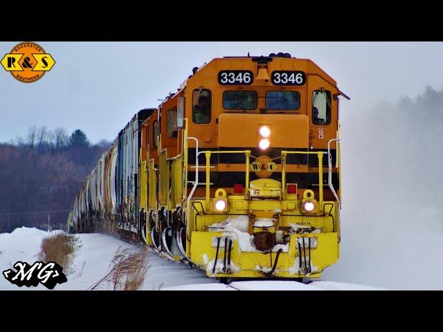 Corporate Orange EMDs in a White Snowscape