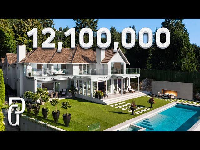 Inside a 12,100,000 modern home with OCEAN views! - Canadian mansion tour by Propertygrams