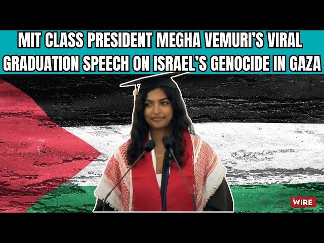 MIT Class President Megha Vemuri’s Viral Graduation Speech on Israel’s Genocide in Gaza