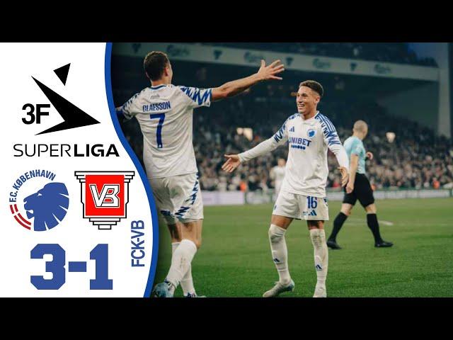 FC Copenhagen vs Vejle 3-1 Highlights 3F Superliga