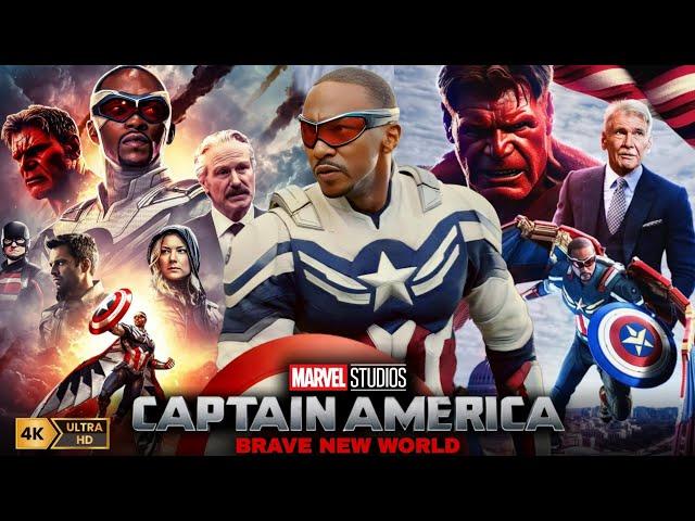 Captain America Brave New World Full Movie 2025 | Anthony Mackie, Harrison Ford || HD Fact & Review