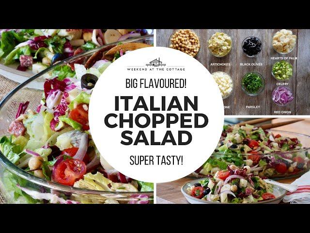 The best ITALIAN CHOPPED SALAD recipe ever!