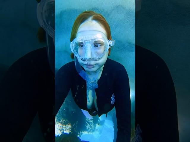 Oops  #underwater #asmr #asmrsounds #satisfyingsounds #freediver #freediving