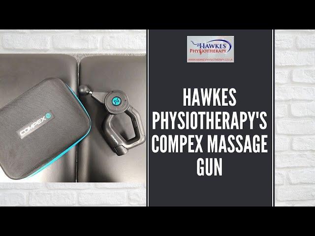 Hawkes Physiotherapy's Compex Massage Gun