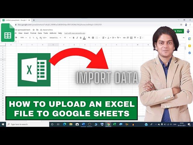 How to upload an excel file to google sheets | How to Import an Excel Document into Google Sheets