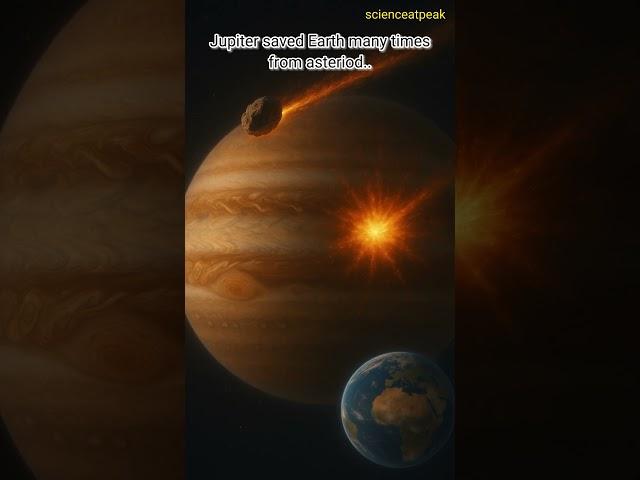 Jupiter vs Earth. #jupiter #earth #asteroid #planet #shorts #viral