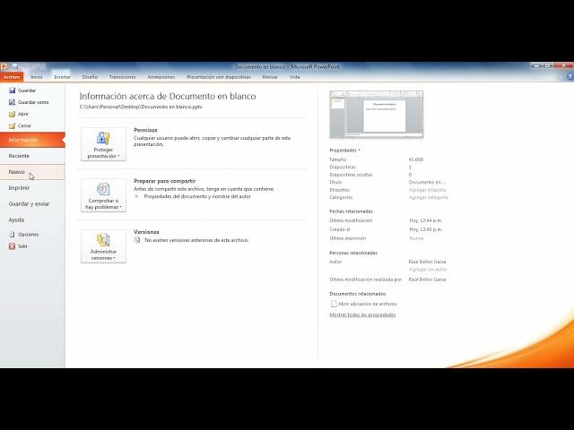 15.- PowerPoint infinito. ¿Cómo crear un documento en blanco?