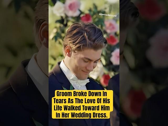 Groom Broke Down In Tears As The Love Of His Life Walked Toward Him In Her Wedding Dress.