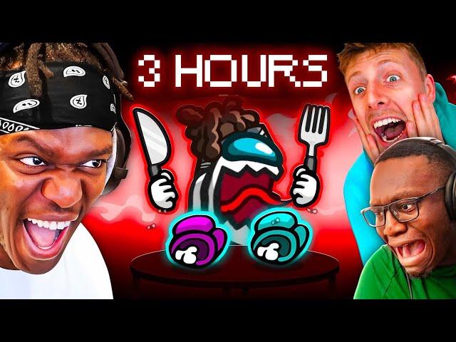 3 HOURS OF SIDEMEN AMONG US TO WATCH WHILST YOU EAT!