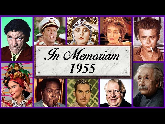 In Memoriam 1955: Famous Faces We Lost in 1955