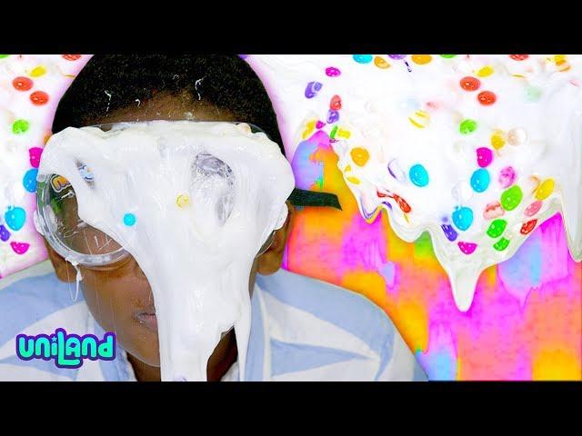 How to make ooey gooey DIY ORBEEZ SLIME! | UniLand Kids