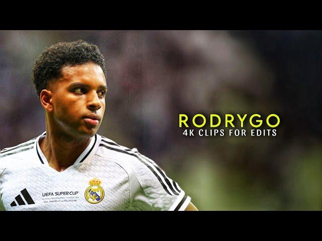 Rodrygo Goes 2024 ● 4K FREE CLIPS / NO WATERMARK ● FREE TO USE ● 2160P ● D74 Edits