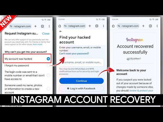 How to Recover Hacked Instagram Account 2025 | Instagram Hacked Account Recovery 2025
