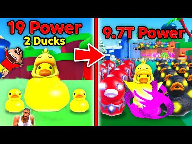 ROBLOX SHINCHAN Hired 1 Million Ducks CLONES in DUCK ARMY with CHOP