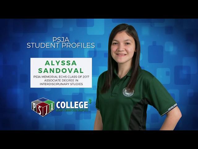 PSJA Student Profiles: Alyssa Sandoval