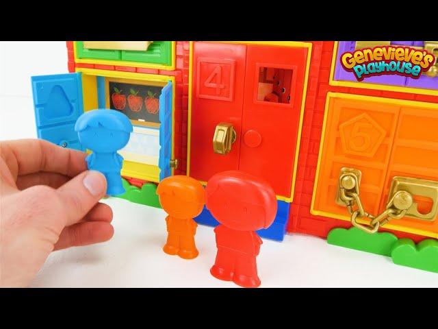 Best Toddler Learning Video for Kids: Locking Toy School!