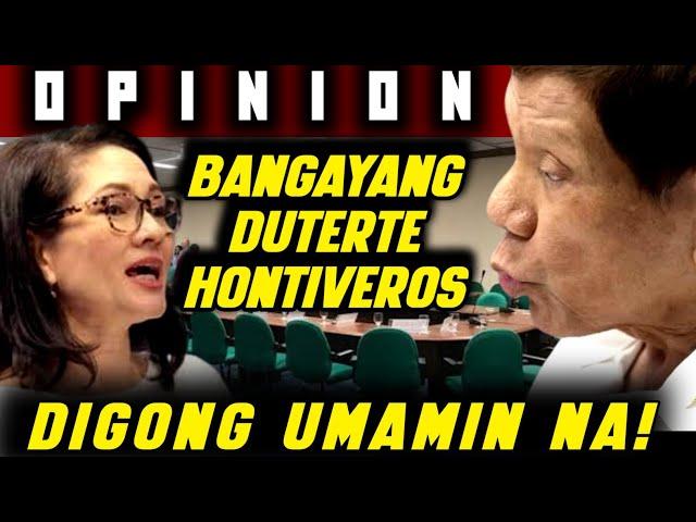 DUTERTE HONTIVEROS NAGKAINITAN SA SENADO | OPINION