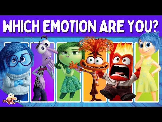 WHICH INSIDE OUT EMOTION ARE YOU? | Disney Pixar Inside Out Personality Test | Disney Quiz