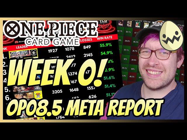 One Piece Card Game: OP08.5 Week 0 Meta Report! Deck Lists, and Rankings!