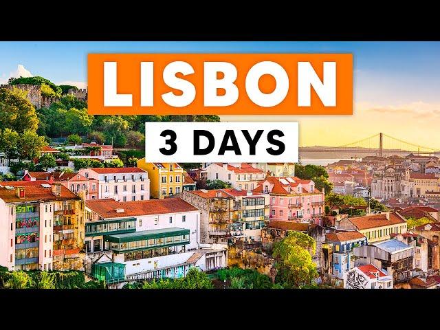 ITINERARY FOR 3 DAYS IN LISBON | Best Things To Do in LISBON 2024