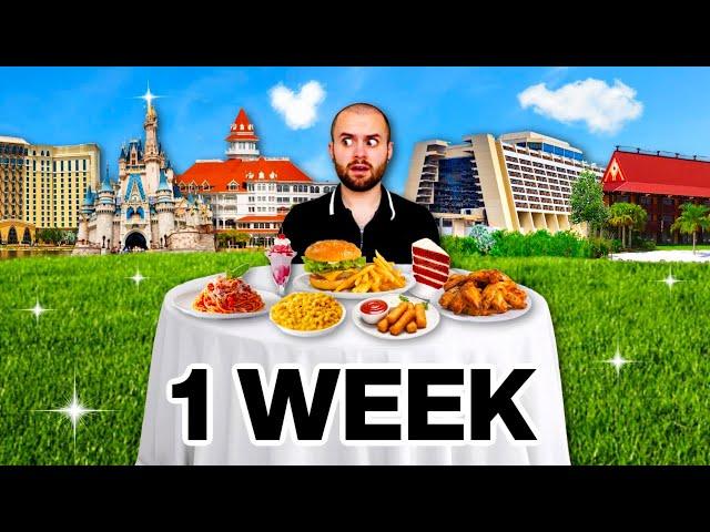 Eating at Every Disney World Hotel In 1 Week ($900 at 21 Resorts)