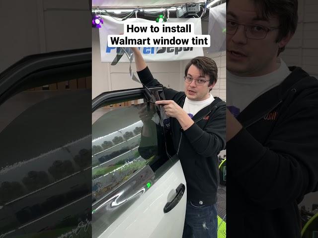 Learn Tint in 60 seconds #windowtint #tint #tintingwindows #glass #cars #diy #diycrafts #walmart