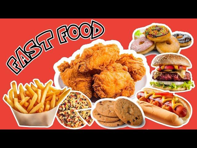 Fast Food Song For Kids |  Fast Food Name | SiSi Kids TV