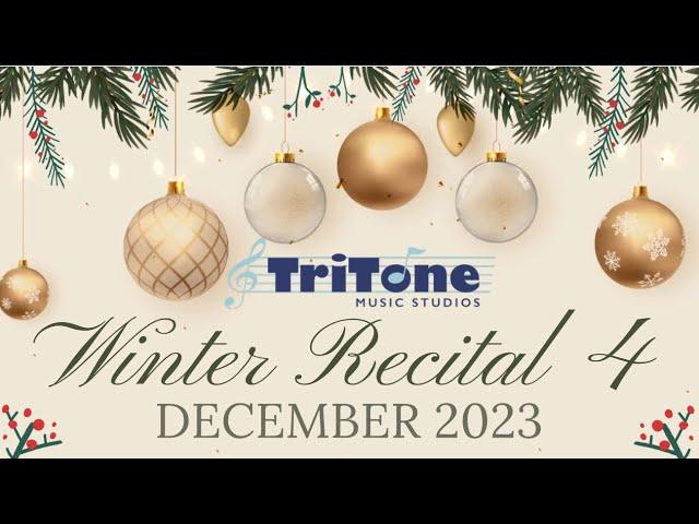 TriTone Music Studios Winter Recital Show 4