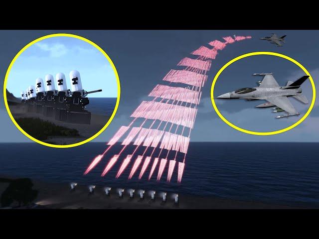 Russian C-RAM Shooting down Incoming Jets | Russia vs Ukraine | C-RAM | A-10 Warthog | ArmA 3