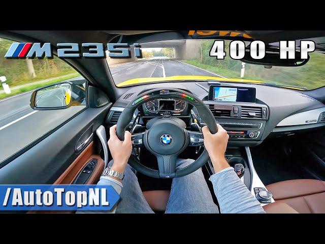 400HP BMW M235i *LED STEERING WHEEL* POV Test Drive by AutoTopNL