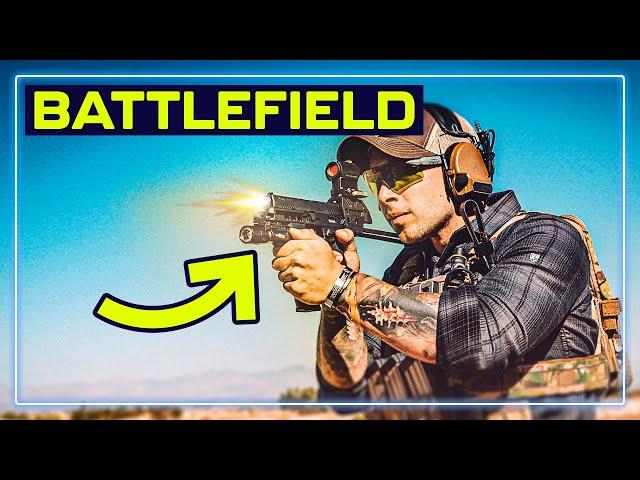 Spec Ops Shoot Battlefield Weapons IRL (with Travis Haley)