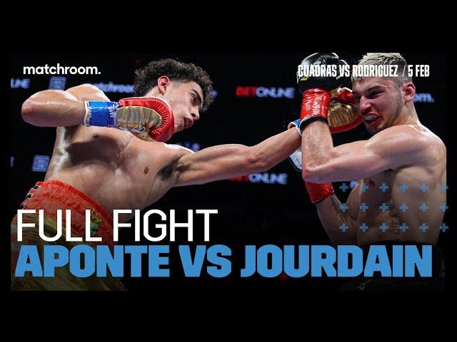Aaron Aponte vs Louis Jordain (Full Fight: Cuadras-Rodriguez Undercard)