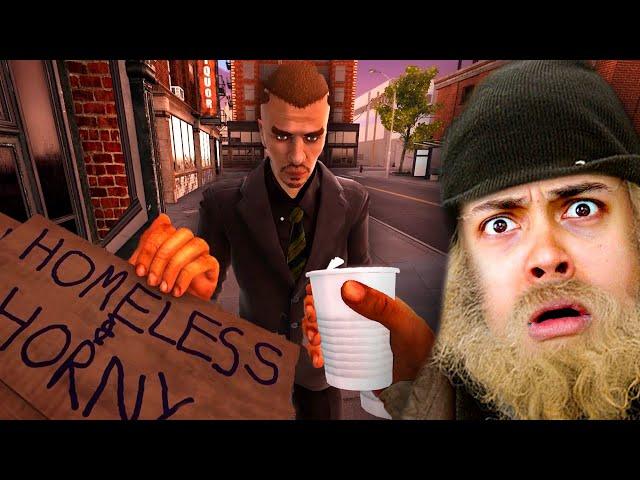 BECOMING HOMELESS In Bum Simulator