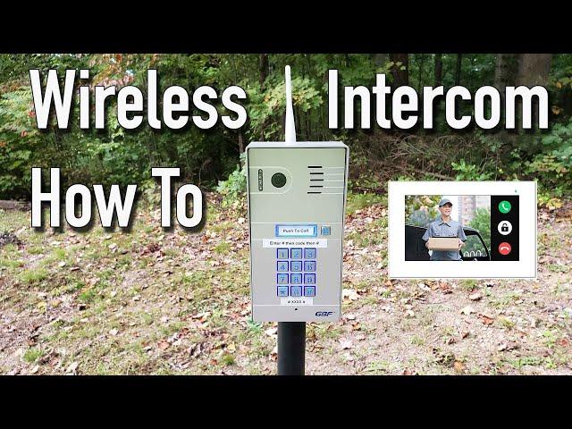 GBF Wireless Video Gate Intercom With Keypad - Review and Installation