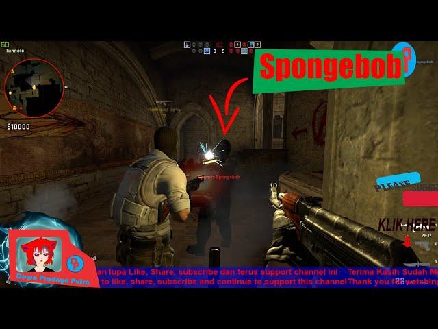 Counter Strike Global Offensive CSGO Indonesia Met With Spongebob
