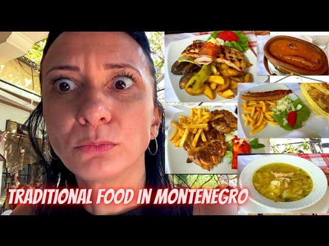 Trying TRADITIONAL FOOD in  Montenegro  #montenegro#traditionalfood#travel