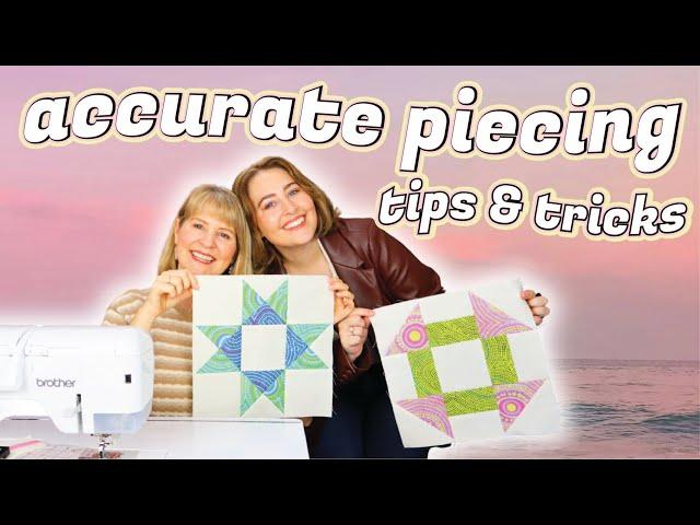 ACCURATE PIECING FOR QUILTING: Sharing all my tips + tricks while making the Churn Dash + Ohio Star