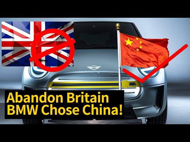 Why did the BMW production line move from the UK to China?