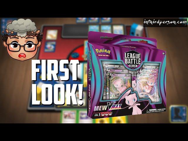 First look at the Mew VMAX League Battle Deck! (Deck List + Matches) Is it worth buying?