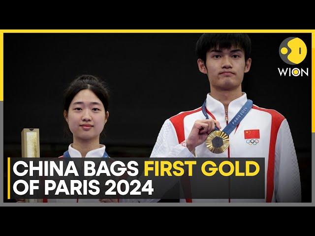 Paris Olympics 2024: China win 10m air rifle mixed event | WION Sports