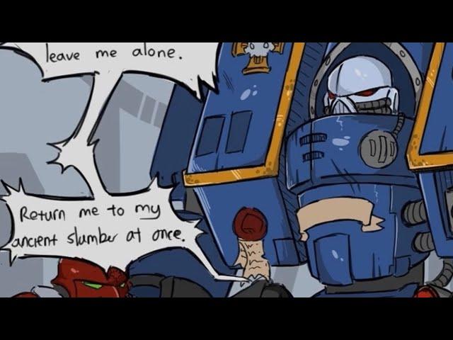 Zoomer Primaris vs Boomer Dreadnought | Warhammer 40k comic dub