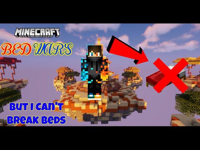 Minecraft Bed Wars But I Can't Break Bed | With @TechBoyGaming | Minecraft Bed Wars Funny Gameplay 